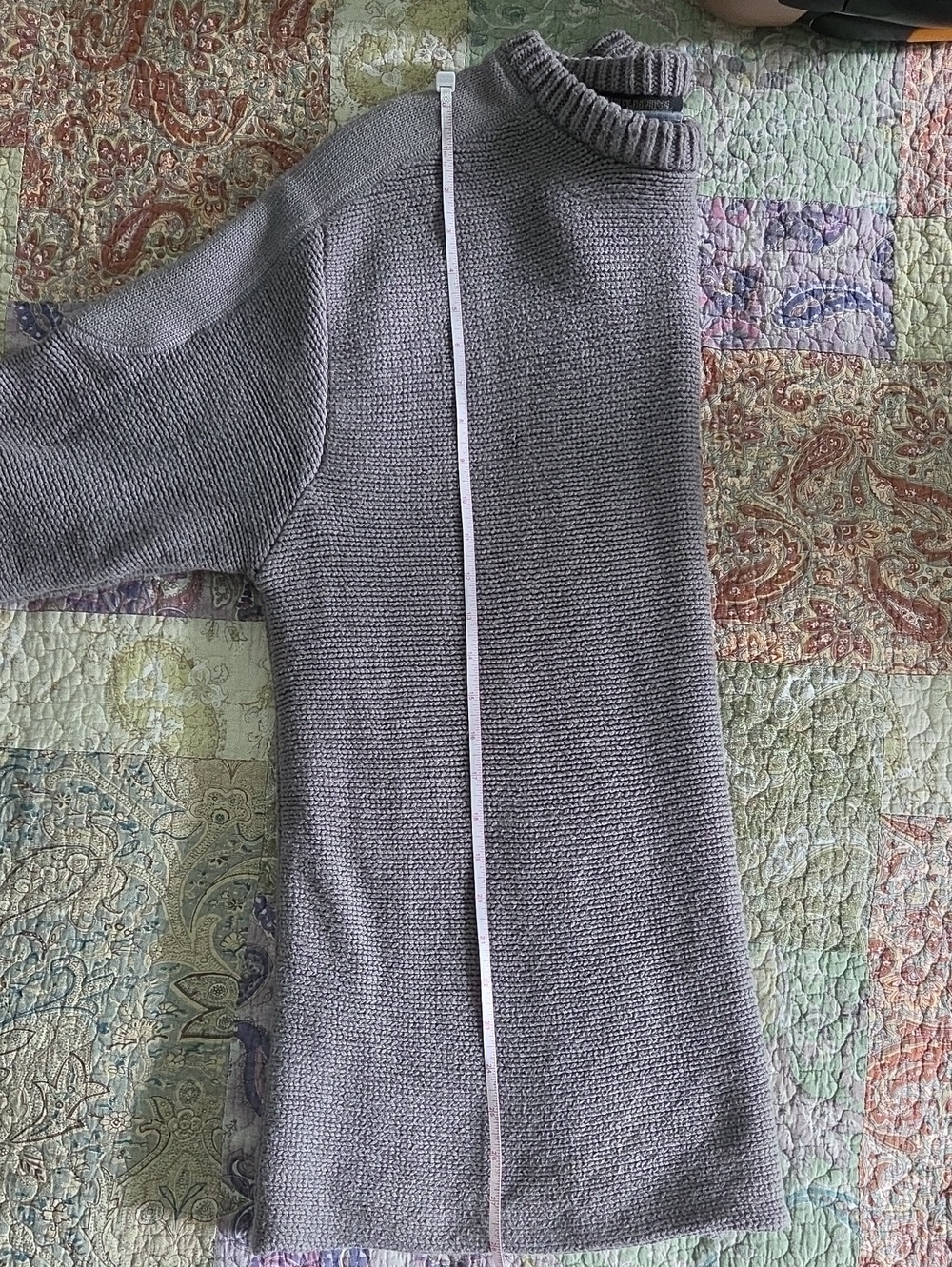 Harley-Davidson Light Gray Knit Crewneck Sweater - Picture 6 of 9